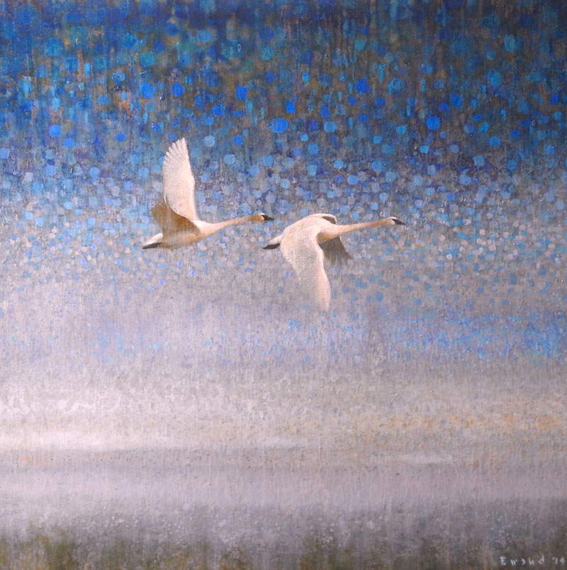 Ewoud-painting-flying-swans