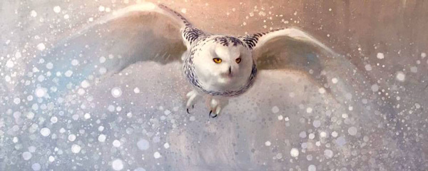 Ewoud-de-Groot-Wildlife-Snowy-owl-50×110-cm-oil-on-linen-2015